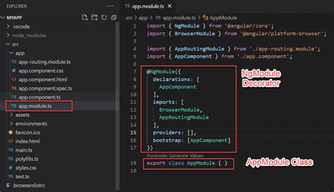 Custom decorator in angular example.  The StarPipe accepts a string value and retu...