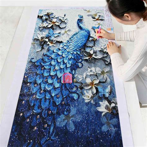 Custom diamond painting. It breaks the picture into thousands or even tens of thousands of acrylic diamond patterns of different colors. Users only need to paste these diamonds into the ... 