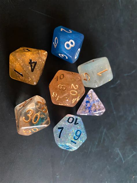  Optimized and Custom Dice sets for tabletop 