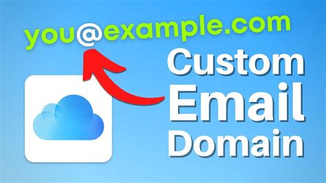 Custom email domain. Go to Settings > [ your name] > iCloud. Do one of the following: iOS 16, iPadOS 16, or later: Tap Custom Email Domain, then follow the onscreen instructions. iOS 15.7, iPadOS 15.7, or earlier: Tap iCloud Mail, tap Custom Email Domain, then follow the onscreen instructions. For more information on how to add a custom email domain to iCloud Mail ... 