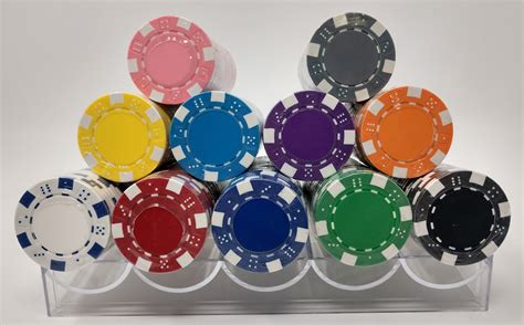 Custom engraved poker chips
