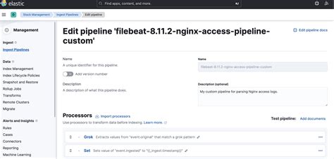 Custom filebeat module.  Dec 16, 2021 · How do I use a custom ingest pipeline with a Filebeat mo...