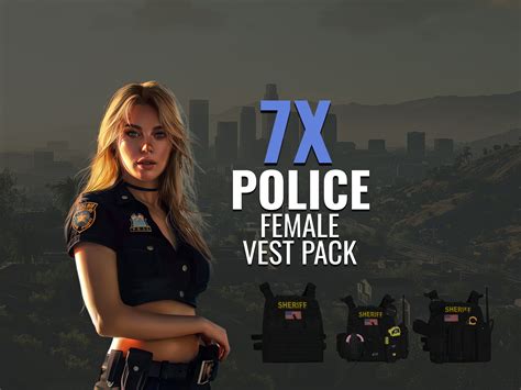 Custom fivem pd vest.  Features: Male and female compatibility Completely cu...
