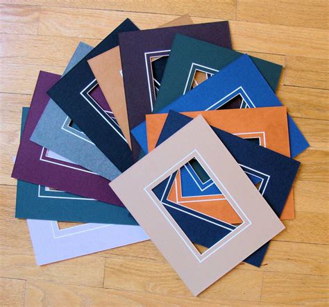 Custom frame mat. These pre-cut picture frame mat boards are ready for framing. Choose a backer size, your photo or insert size, and your mat board facing color. These mats for picture frames are available blank or with custom foil imprinting. Perfect for adding your company logo, event branding, or school crest. Makes the perfect commemorative thank you gift. 