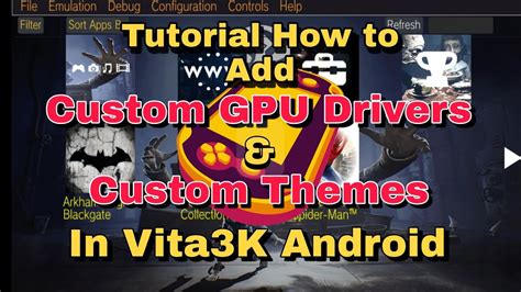 Custom gpu driver android.  Winlator uses different GPU “drivers” (render back...