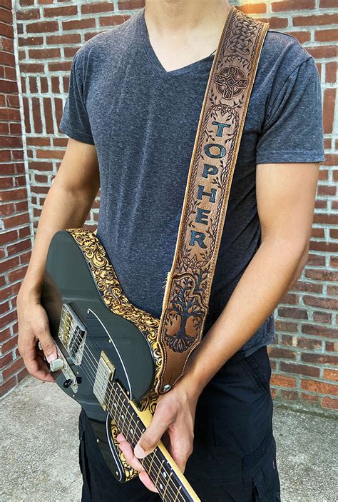 Custom guitar strap.  Specializing in custom guitar straps.  You can customize this gui...