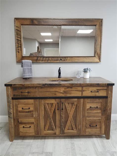 Custom made bathroom vanity. Our collection of customizable vanities will be the perfect addition to your bathroom. Select the style & size of your vanity base and choose your type of ... 