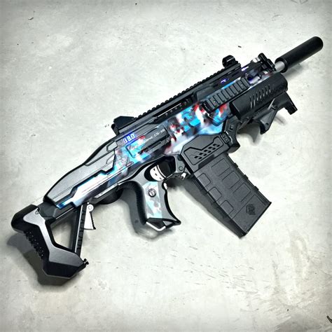 Custom nerf guns. Custom Magwell Text (+$10.00) Iron Sights (+$4.00) Rail Riser (+$10.00) ... The Caliburn C4 is a homemade Nerf blaster originally designed by CaptainSlug. Pump action, clip-fed, variable fps. Listing is for an … 