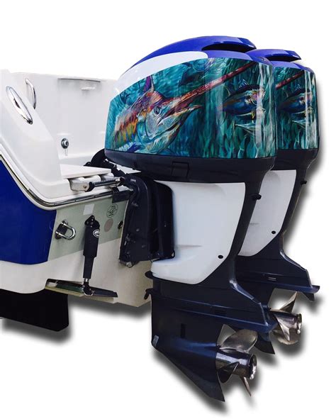  The Oceansouth Cowling Storage Covers for Mercury/Mariner outboard motors are crafted to provide sturdy protection for your engine, shielding it from dust, grime, and UV fading. With meticulous attention to detail, these covers are made from heavy polyester canvas weighing 12 ounces per square yard, featuring advanced coating technology for ... 