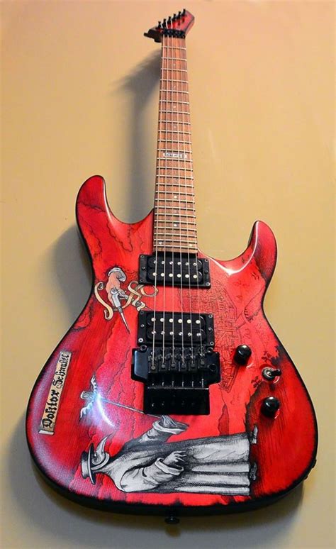 Custom painted guitar. Jul 4, 2015 ... How to do a customized guitar paint job. This includes converting the bridge to Floyd Rose, scalloping the neck and pulling the guitar apart ... 