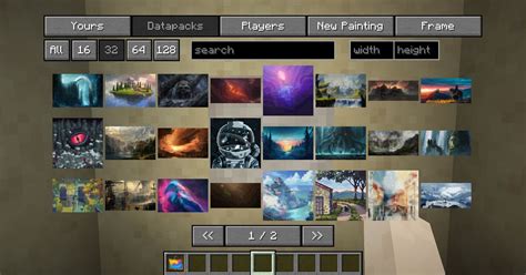Custom paintings minecraft plugin. .  ...