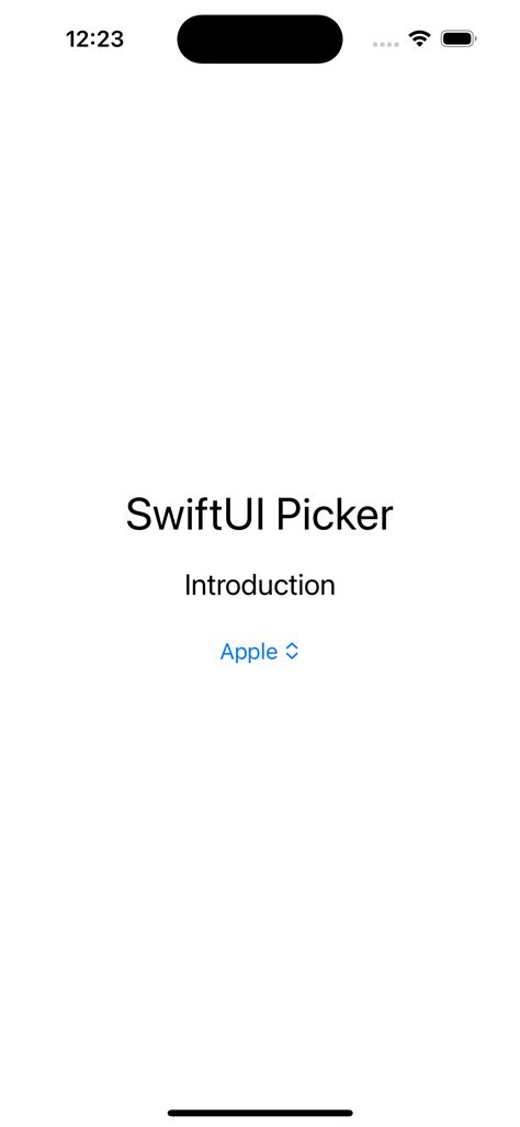 Custom picker swiftui.  If you tried the predefined options, and none of...