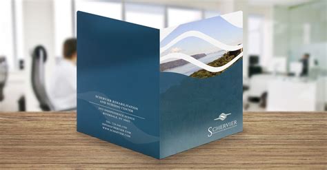 Custom presentation folders design