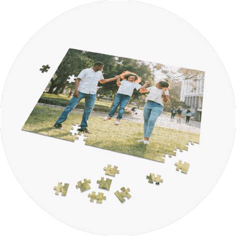 Custom puzzle maker. 500-Piece Custom Photo Puzzle. This 16 x 20 inch 500 piece puzzle is fun and a moderate challenge. Turn your photos into fun! Our most popular size. The perfect puzzle for small groups. The right size and difficulty to keep everyone’s interest. Keep at it and have your puzzle together in a few hours or less. 
