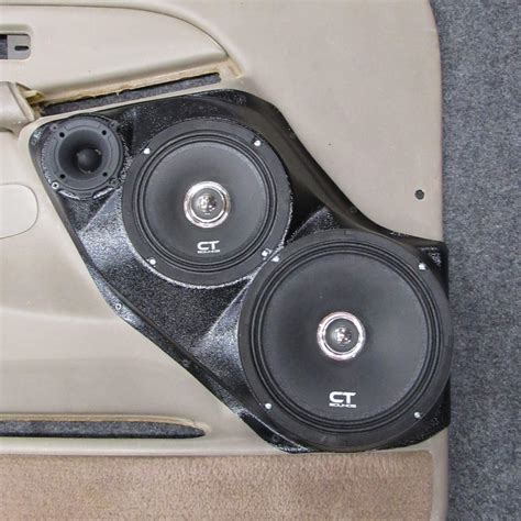Dual 6.50 in Speaker Pods compatible with the Rear Door of a 95-99 
