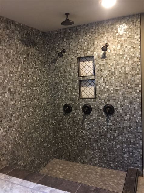 Custom tile shower. We look forward to serving all of your tile and stone project needs. Tile can beautifully enhance your home or place of business. The installers at Classic Tileworks are not your everyday “floor guy”, nor are we handymen. We are fully trained and qualified craftsman who specialize in custom tile and stone installations, including truly waterproof custom … 