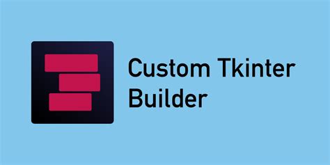 Custom tkinter pack.  This software allows you to create complex UI faster th...