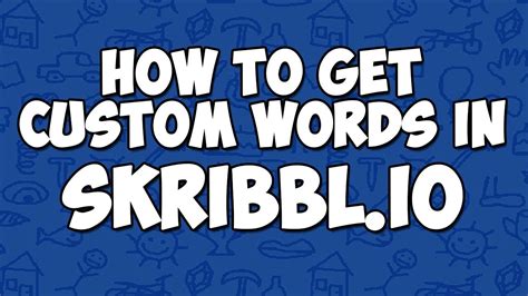 The Skribbl.io custom words list contains many lettered words like seven-lettered words, 13-lettered words, etc. You can use these custom words on the site in the game. Skribbl.io custom words list is highly popular as it offers the best intellectual vocabulary. Skribbl.io custom words are words that you need to guess and draw while playing the .... 