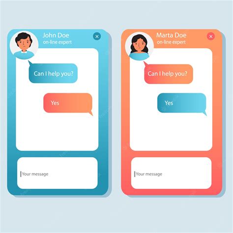 Customer Client Support Service. Consult Web Live Chat Design Template