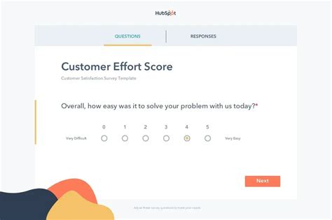 Customer Effort Score Survey Template