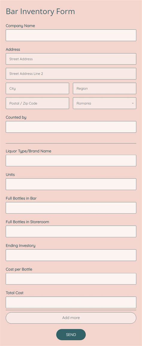 Customer Profile Form Template Free 123FormBuilder