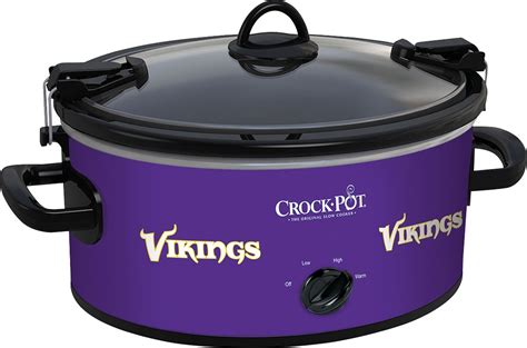 Customer Reviews: Crock-Pot Cook and Carry Minnesota Vikings 6-Qt. Slow ...