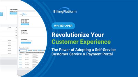 Customer and Payments Portal White Paper