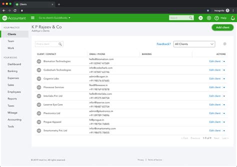 Customise Your Client List in QuickBooks QuickBooks Online Accountant