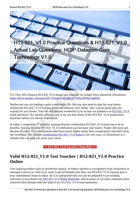 Customizable H12-821_V1.0 Exam Mode