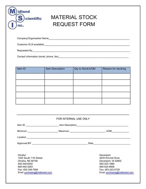 Customizable Requisition Form Template [Free And Printable] PDF
