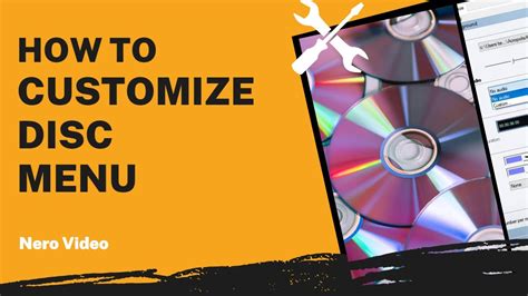 Customize Disc Menus In Nero Video Authoring Youtube