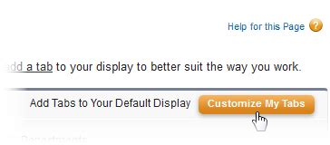 Customize Tabs - Sage 100 Help