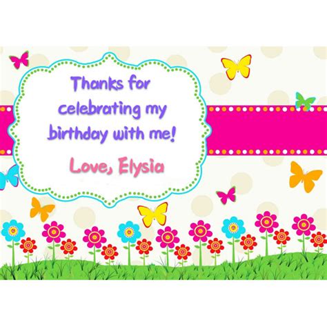 Customized Coloured Birthday Name Tags!
