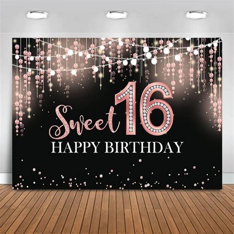 Customized Sweet 16 Backgrounds That Will Make Your Party Pop