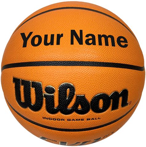 Customized Wilson NCAA EVO NXT Basketball Indoor Size 29.5" or …