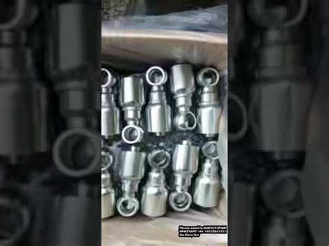 Customized hydraulic fittings one piece banjo fittings - YouTube