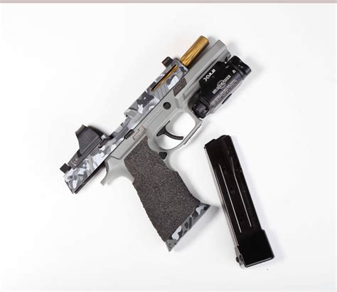 Customized sig p320.  It shoots great and nothing is wrong with it.  Our factory-certified a...