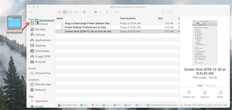 Customizing the Mac s Finder Toolbar