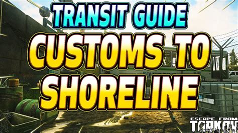 Customs map transit to shoreline. Updated Transit Locations from Woods t...