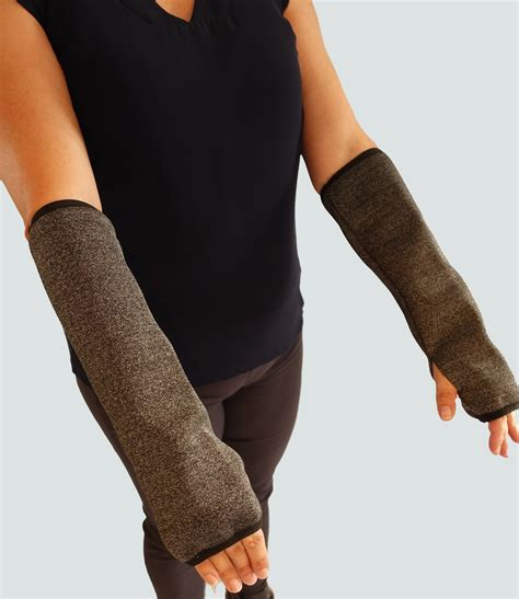 Cut, Scratch and Bite Resistant Arm Guards with Thumbhole and …