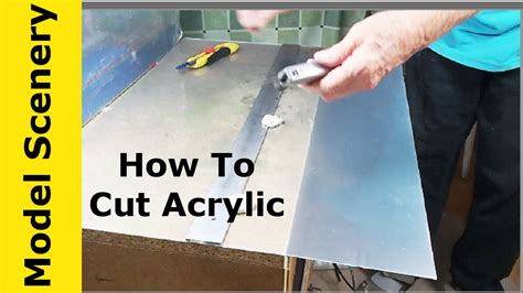 Cut Acrylic Sheet Model Scenery Tutorials