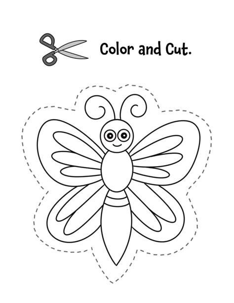 Cut Coloring Pages