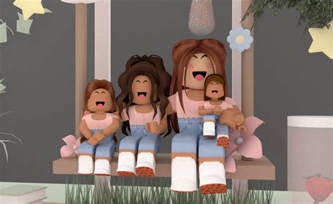 Cute Aesthetic Roblox Family Gfx