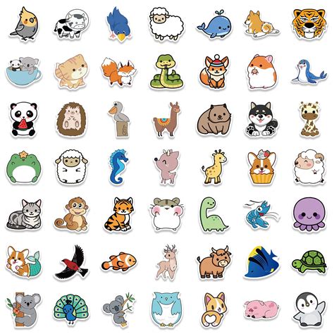 Cute Animal Stickers for Kids, Teens- 100PCS Premium …