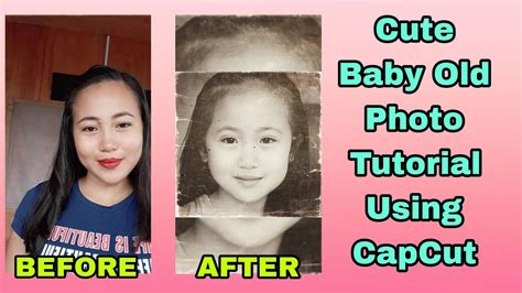 Cute Baby Old Photo Tutorial CapCut Tutorial YouTube