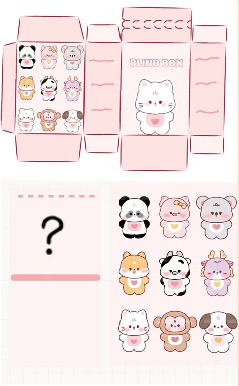 Cute Blind Bag Template