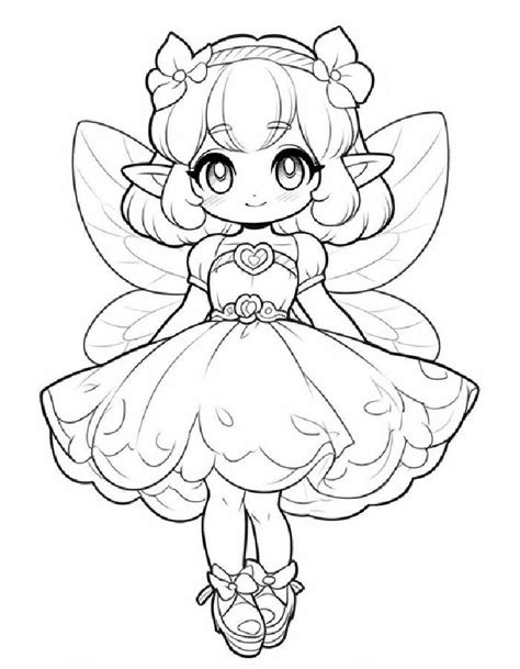 Cute Chibi Coloring Pages