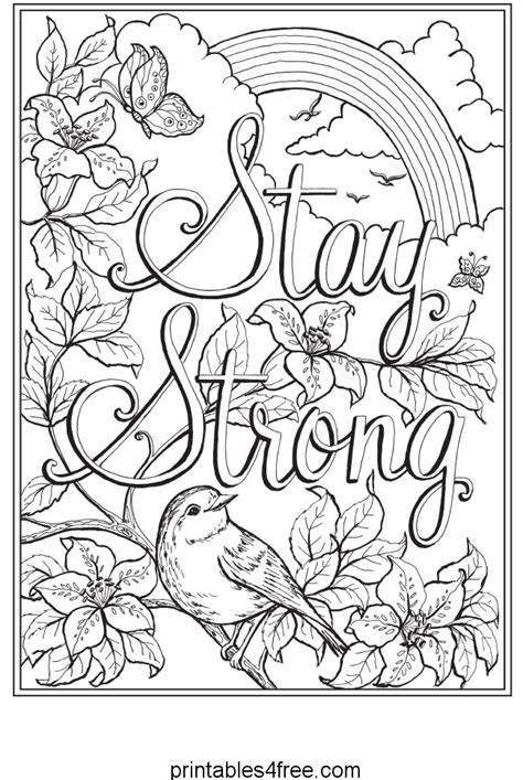Hard Flower Coloring Pages