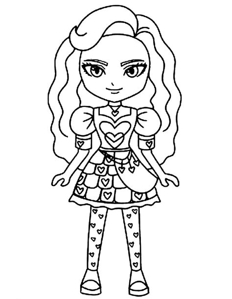 Cute Descendants Coloring Pages