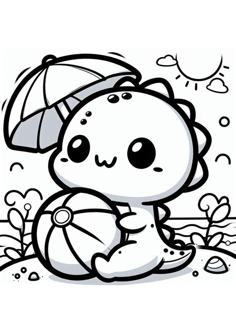 Keroppi Coloring Page